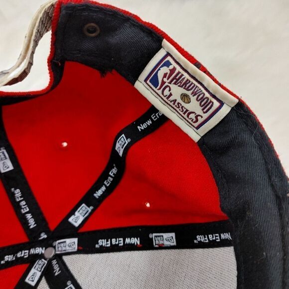 HARDWOOD CLASSICS OKC RED WITH SNAKE SKIN NEW ERA FITS HAT - Picture 6 of 8